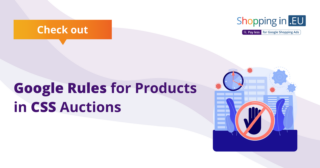 Google Rules for Products in CSS Auctions